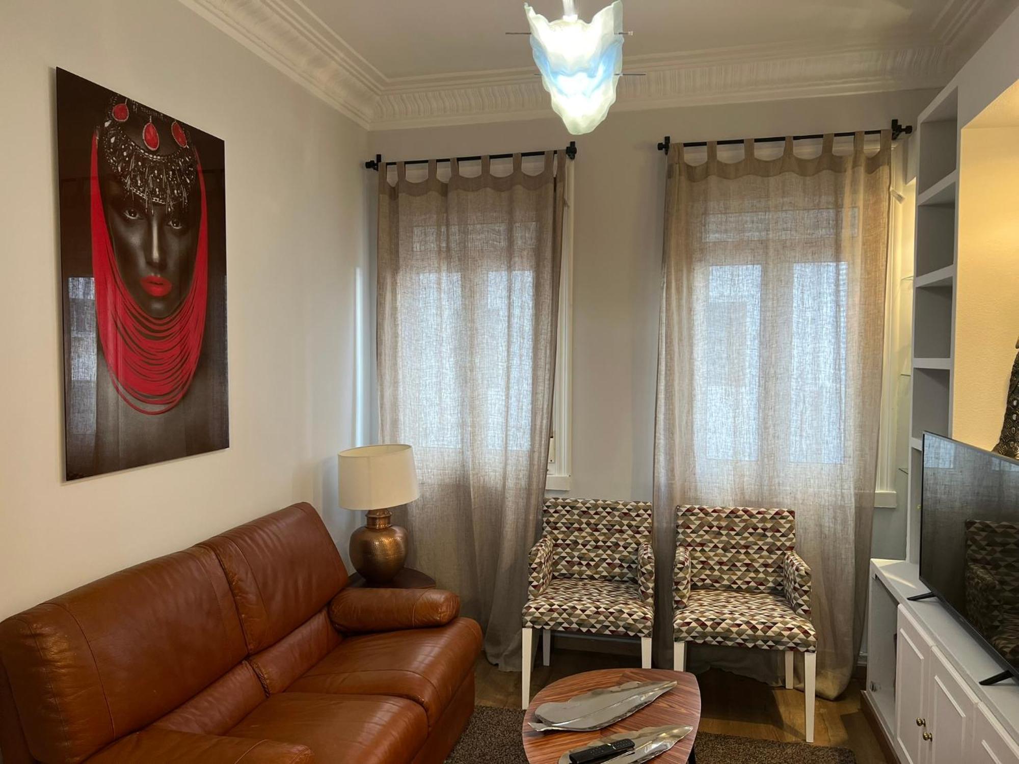 Ferienwohnung Amplio Y Centrico Piso Con Patio. A Coruña Exterior foto